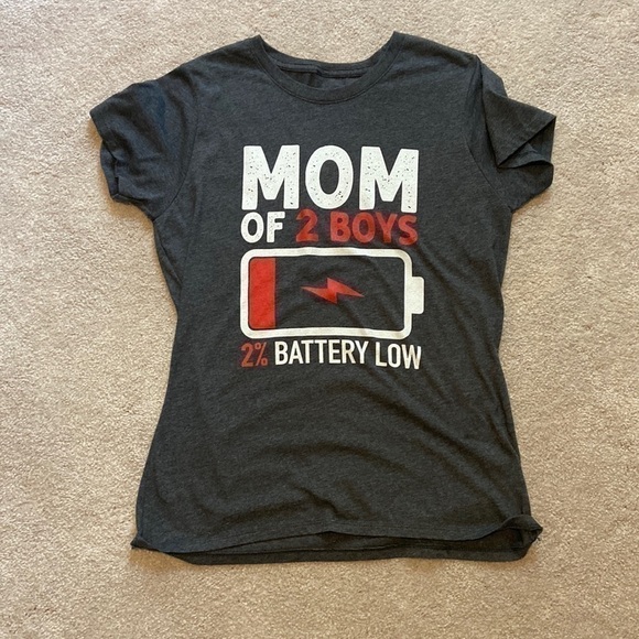Mom of Two Boys Tee - Picture 1 of 1
